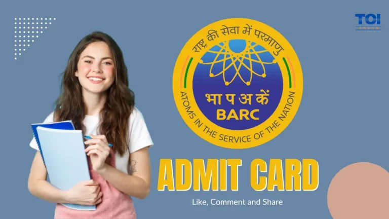 BARC ADMIT CARD