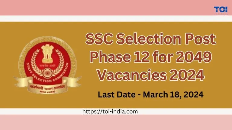 Ssc Selection Post
