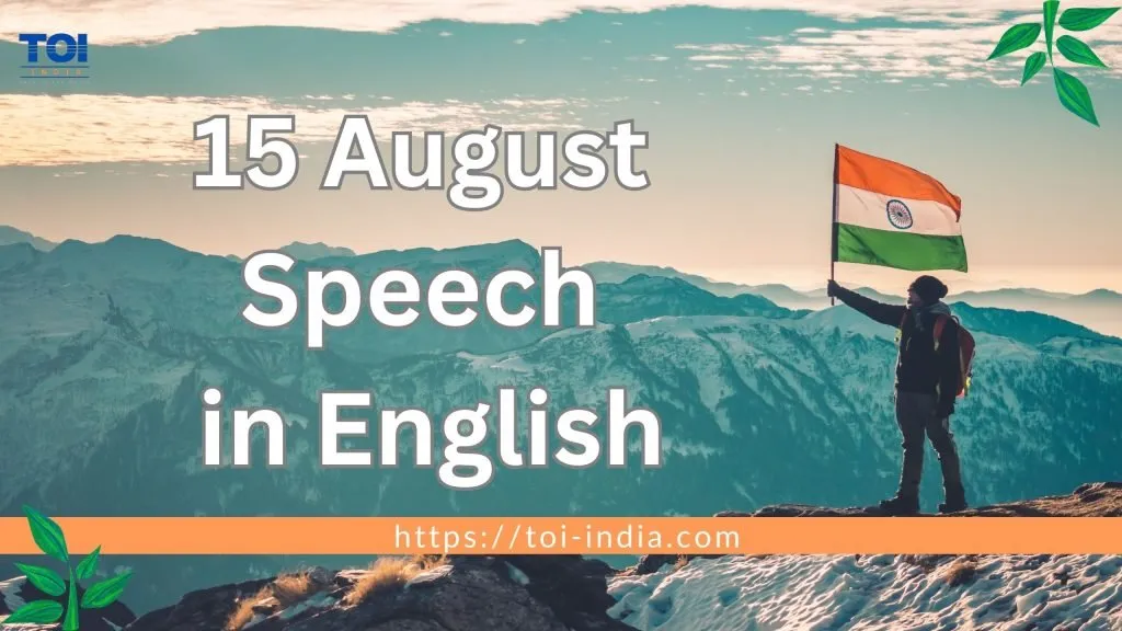 Speech In Engish
