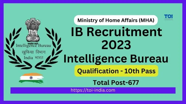 IB Recruitment 2023