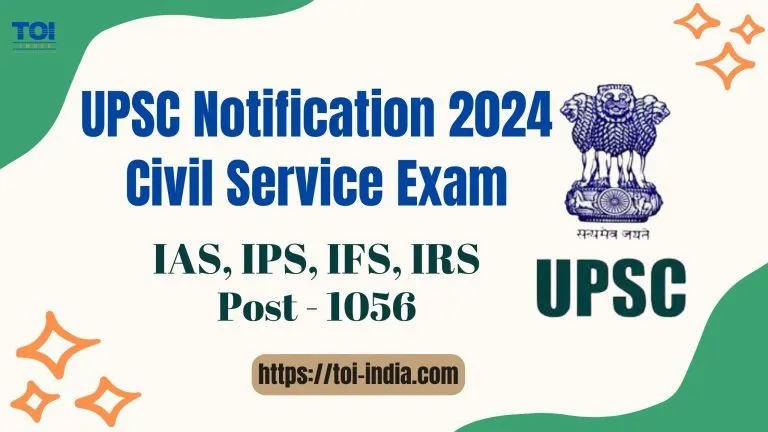 Upsc Notification 2024