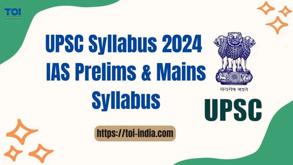 UPSC Syllabus 2024 1